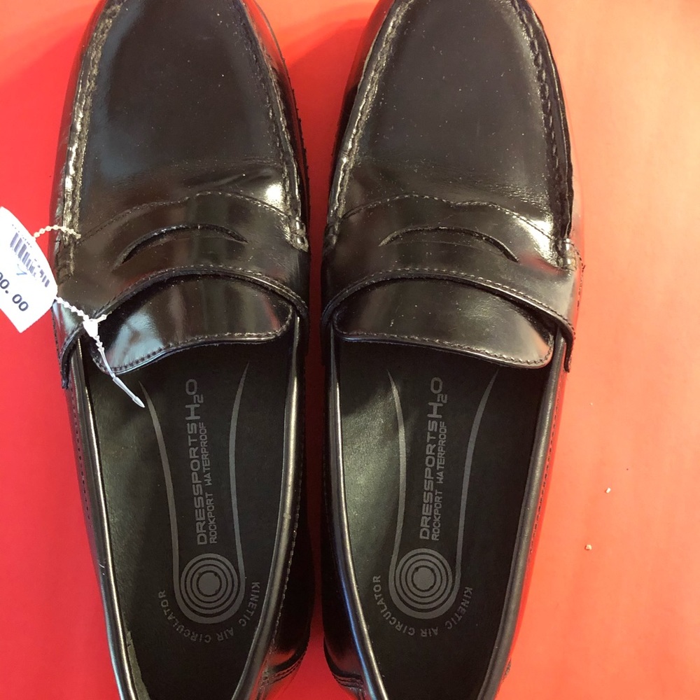 Rock Port Men Water Proof Penny Loafers Size 9 New